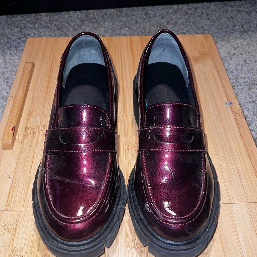 Sincerely Jules Burgundy Loafers